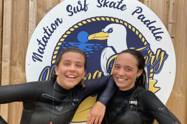 Jeanne et Lou, lors d'un entraînement